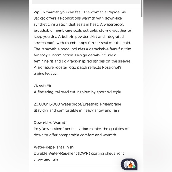 Rossignol Rapide Jacket - Picture 16 of 16